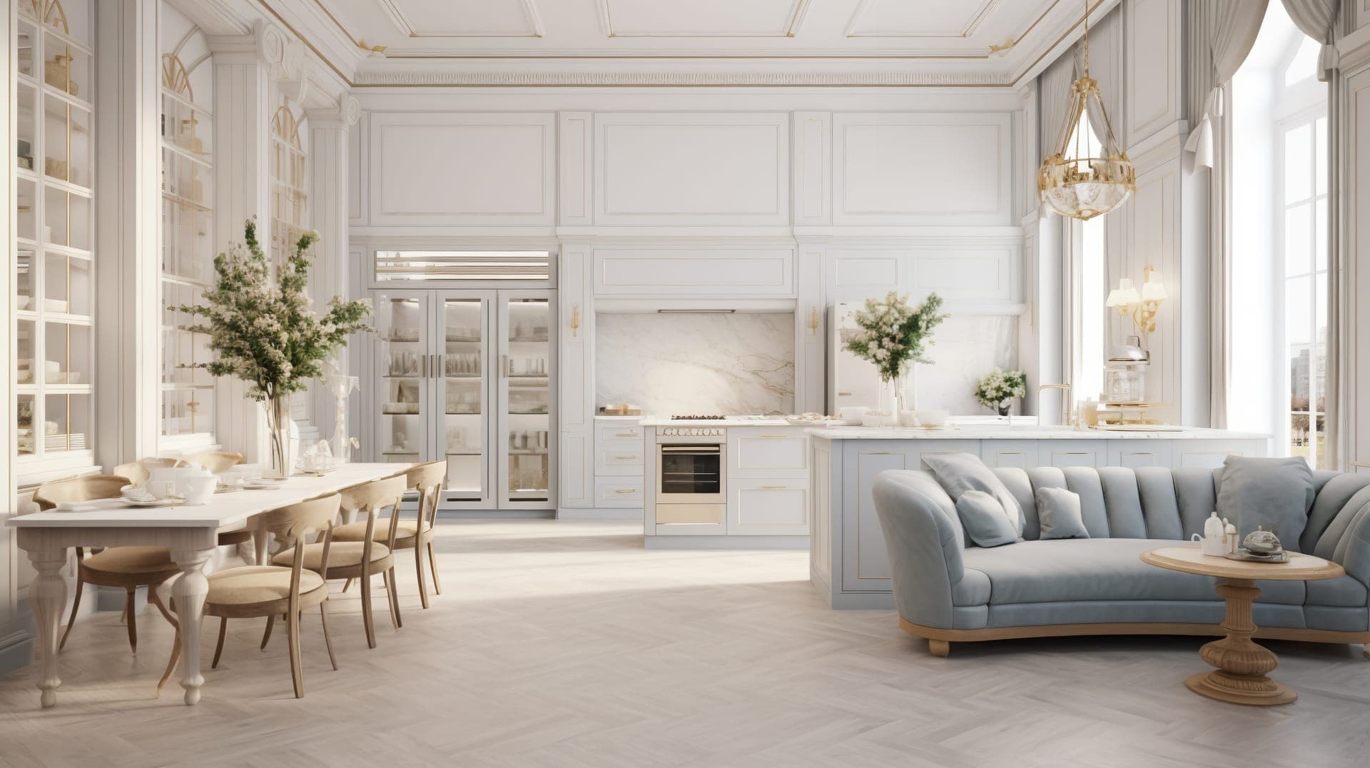 Neoclassical Interior Suite